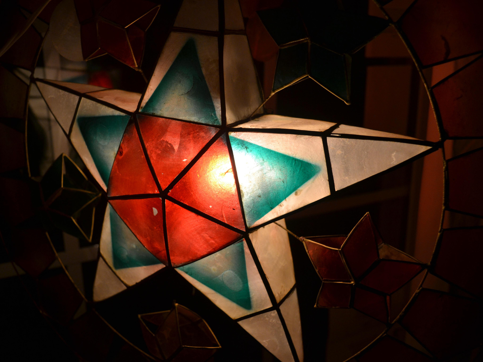 Filipino Christmas Tradition Colorful Parol