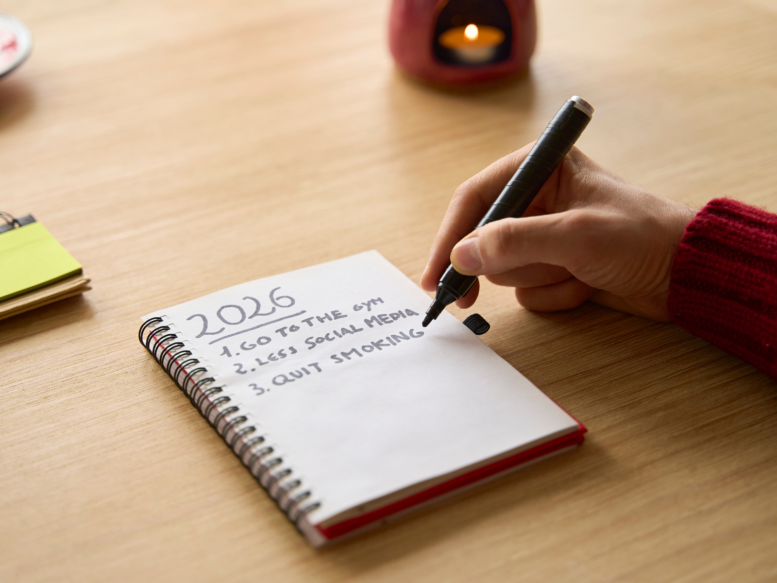 writing new year's resolution
